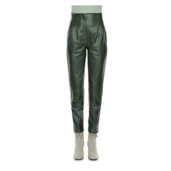 ALBERTA FERRETTI Womens Black Hook And Bar Closure Cocktail Straight leg Pants 8